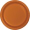 Touch Of Color 7" Pumpkin Spice Orange Dessert Plates 240 PK 323380 - alternate 1